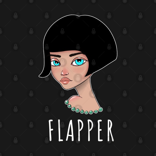 Lazy Funny Flapper Halloween Costume Pretend I'm A Flapper by heidiki.png