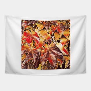 Vivid Autumn Leaves Tapestry