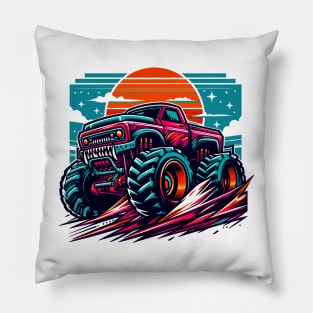 Monster truck Pillow