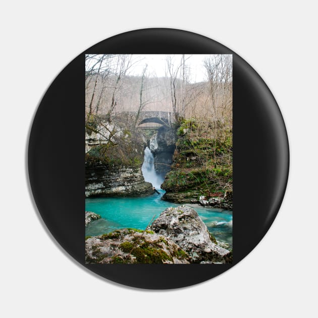 Waterfall on Kozjak River Pin by jojobob