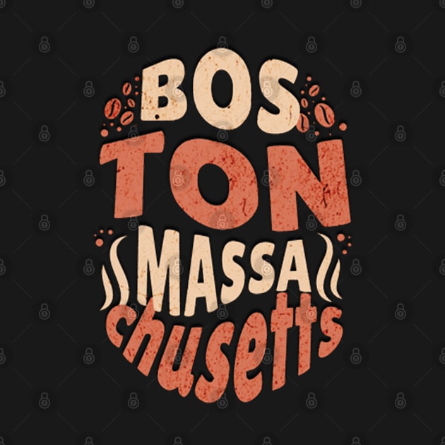 Boston Massachusetts by TeeText