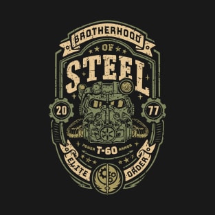 Knight of Steel T-60 distressed T-Shirt