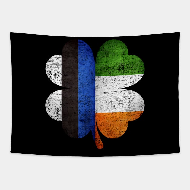 Estonian Irish Shamrock Estonia Ireland Flag St Patrick's Day Gift Tapestry by Henry jonh