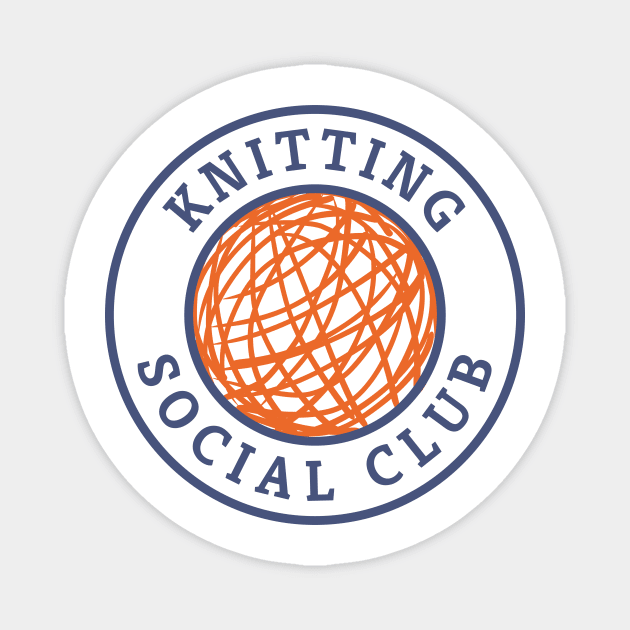 Knitting Social Club Magnet by whyitsme