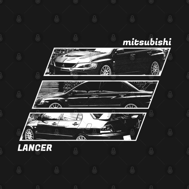 MITSUBISHI LANCER EVO IX Black 'N White Archive 2 (Black Version) by Cero