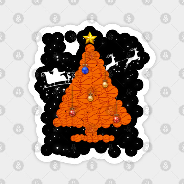 Funny Basketball Christmas Tree Funny Tee Gift Christmas Gift 2018