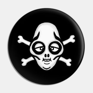 PIRATE SKULL AND CROSSBONES Pin