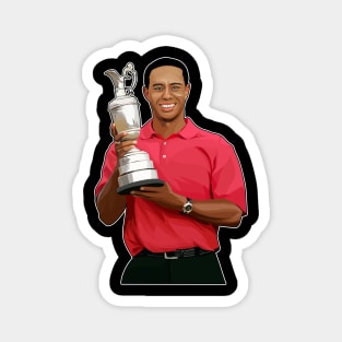 Tiger Woods Got Throphy Jug Magnet