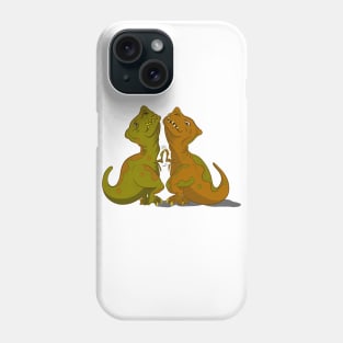 T-Rex High Five Phone Case