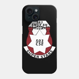 563rd Engineer Battalion - DUI wo Txt X 300 Phone Case