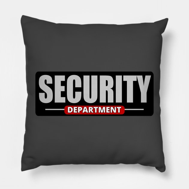 Security Department - Security Guard Pillow by tatzkirosales-shirt-store