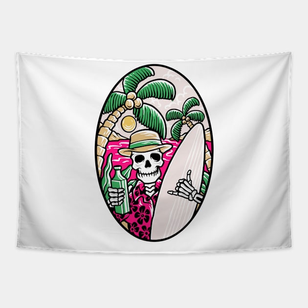 Florida Beaches Tapestry by Screamingcat