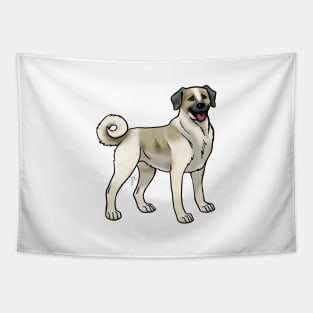 Dog - Anatolian Shepherd - Fawn and White Tapestry