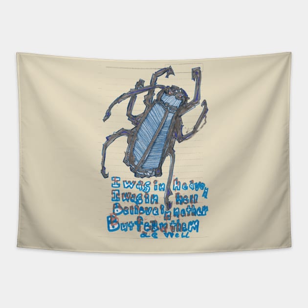 Doin' The Cockroach Tapestry by hh5art