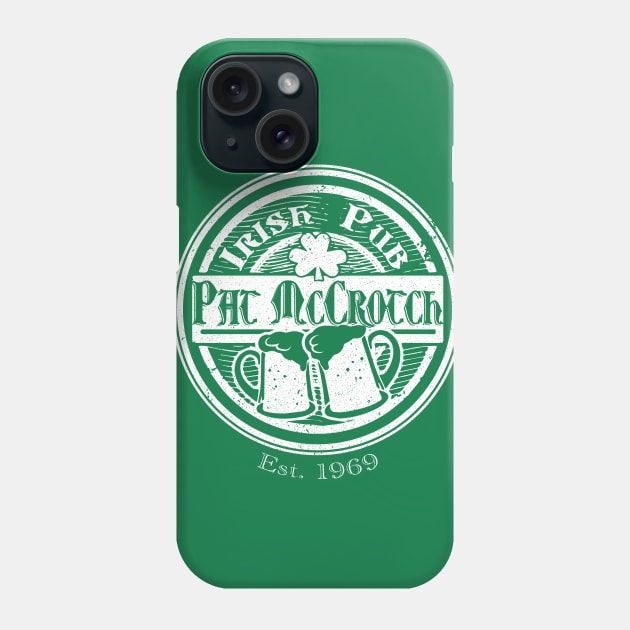 Pat McCrotch Irish Pub Phone Case by Alema Art