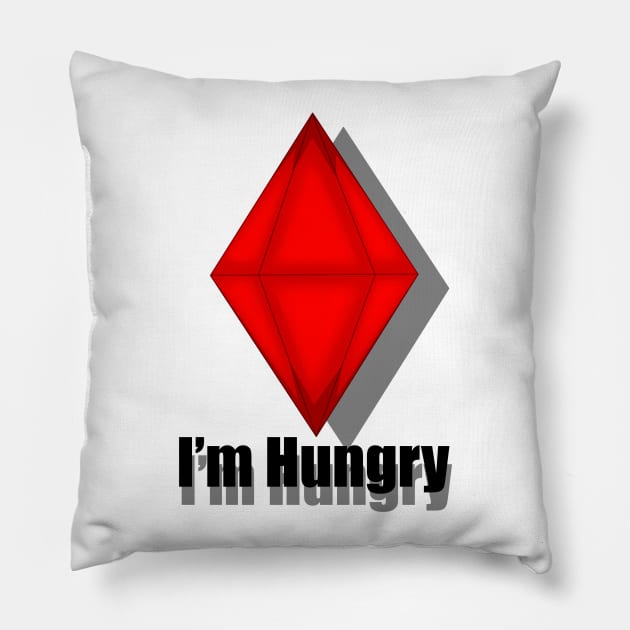 I'm hungry. Sims Pillow by Xinoni