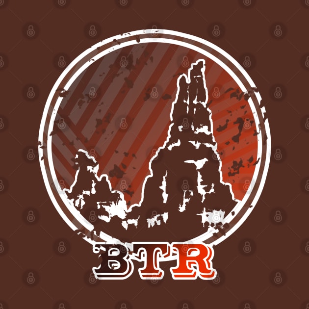 Big Thunder Mountain One-Sided T-Shirt by DevonDisneyland