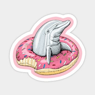 Dunkin Dolphin Donut Magnet