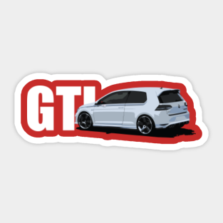 Autocollants Vw Golf Gti 2 Door Teepublic Fr