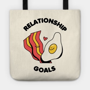 Relationship goals eggs and bacon Tote