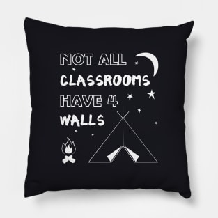 Not All Classrooms Have 4 Walls Pillow