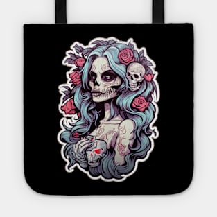 Muerta Calaca Calavera Day of the Dead Tote