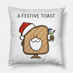 Festive Toast Pillow