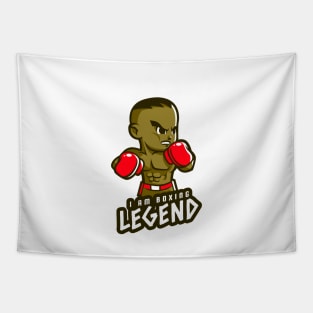 I am Boxing Legend Tapestry