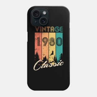 40th birthday gifts for men and women 1980 gift 40 years old Phone Case