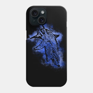 Shark - Blue Phone Case