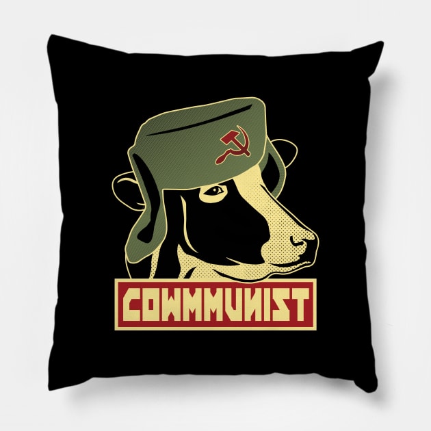 Cowmmunist Pillow by slawisa