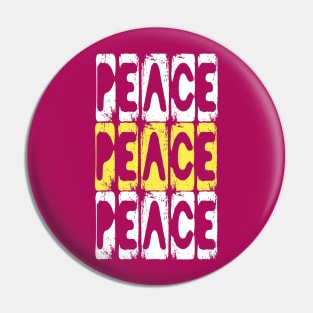 World Peace Now Pin