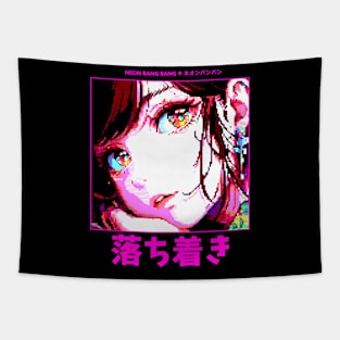 Y2K Anime Girl Tapestry