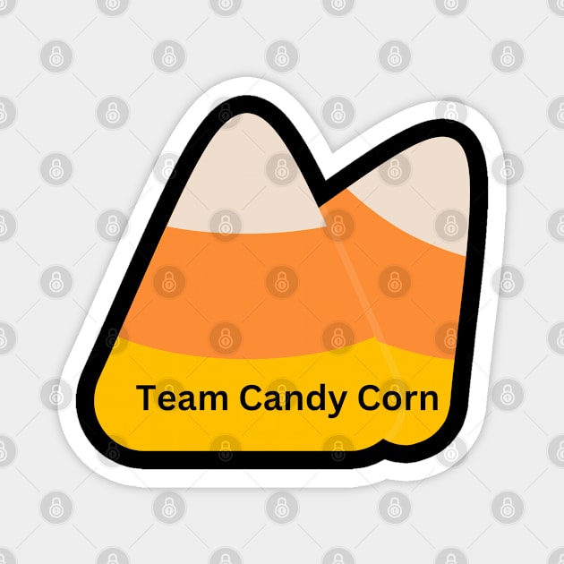 Team Candy Corn Magnet by The Wolf and Phoenix Shop LLC