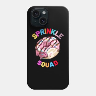 Sprinkle Squad Donut Lover Matching Birthday Party Phone Case