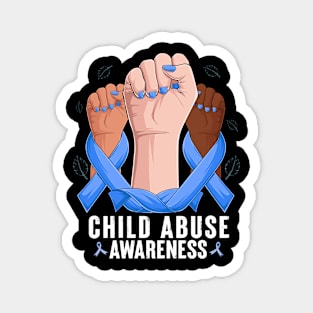 Child Abuse Prevention Awareness Month Blue Ribbon gift idea Magnet