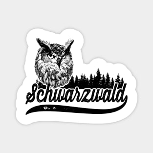 Schwarzwald Eule Magnet