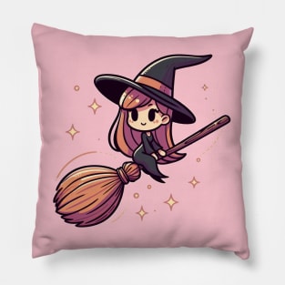 Cute witch Pillow