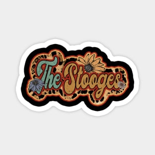 Stooges Proud Name Personalized Retro Flowers Beautiful Magnet