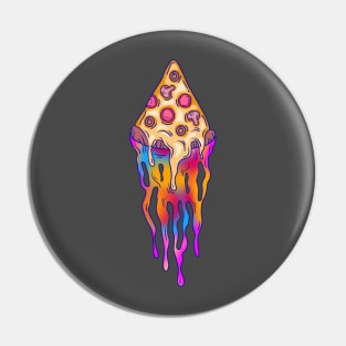 The Melting pizza rainbow Pin