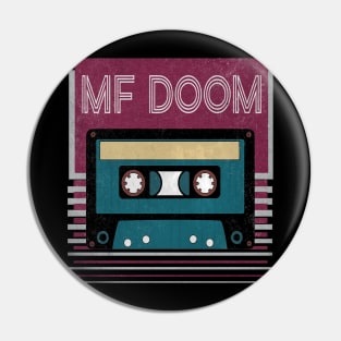 Great Mf Doom Gift For Name Vintage Styles Color 70s 80s 90s Pin