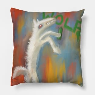 Wolf Graffiti Pillow