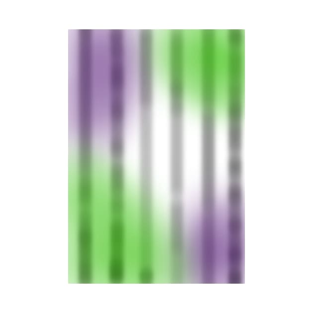 Beetle purple green black and white juice stripes diagonal illusion by system51