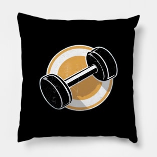 a dumbell Pillow