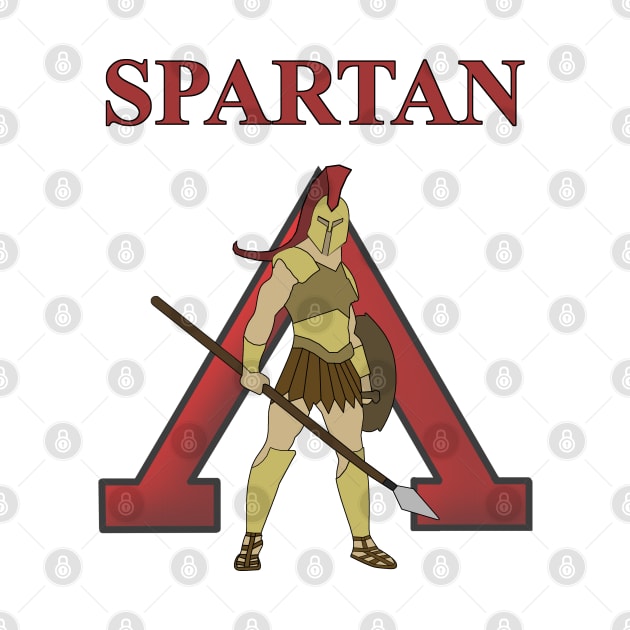 Spartan Warrior of Sparta Lambda Ancient Greece by AgemaApparel