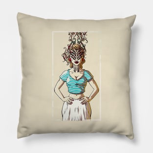 pin up trypophobia Pillow