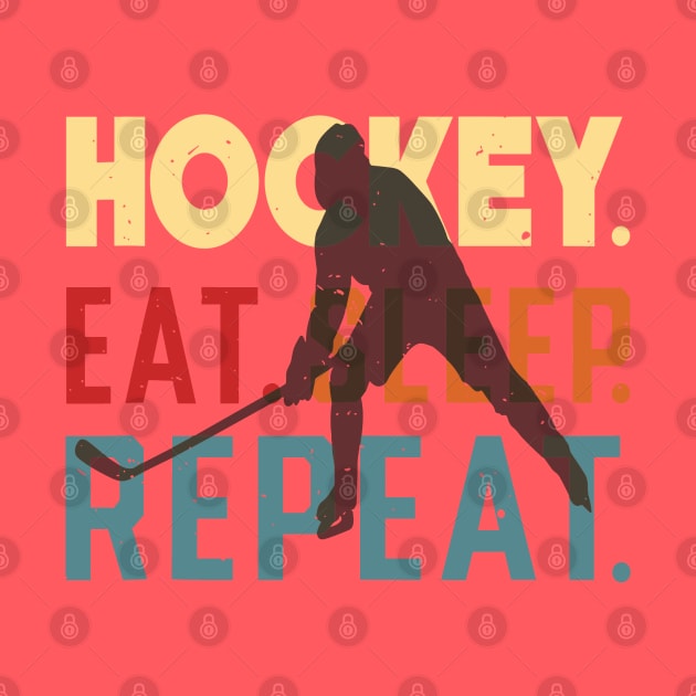 Eat Sleep Ice Hockey Repeat by rhazi mode plagget