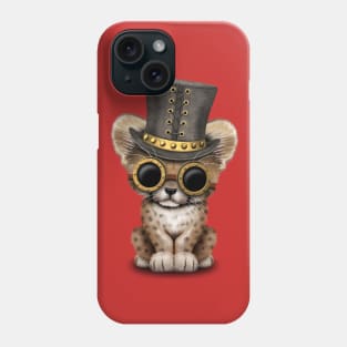 Steampunk Baby Cheetah Cub Phone Case