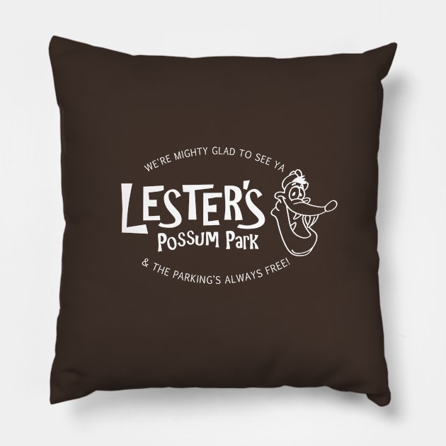 Lester's Possum Park Pillow by Heyday Threads