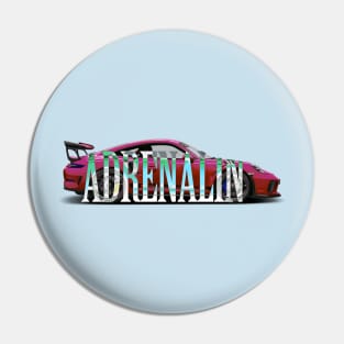 911 GT3 RS ADRENALIN ROSE Pin